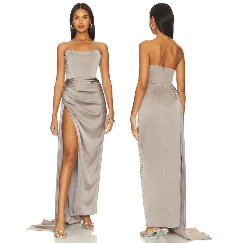 Katie May Bita Strapless Gown Formal Party Prom Hoco Gala Black Tie Evening XL